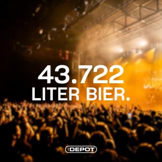 43722 liter bier